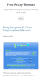 Mobile Screenshot of freeproxythemes.com